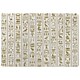 image 1 of Acient Egyptian Heiroglyphs Rug | Multi