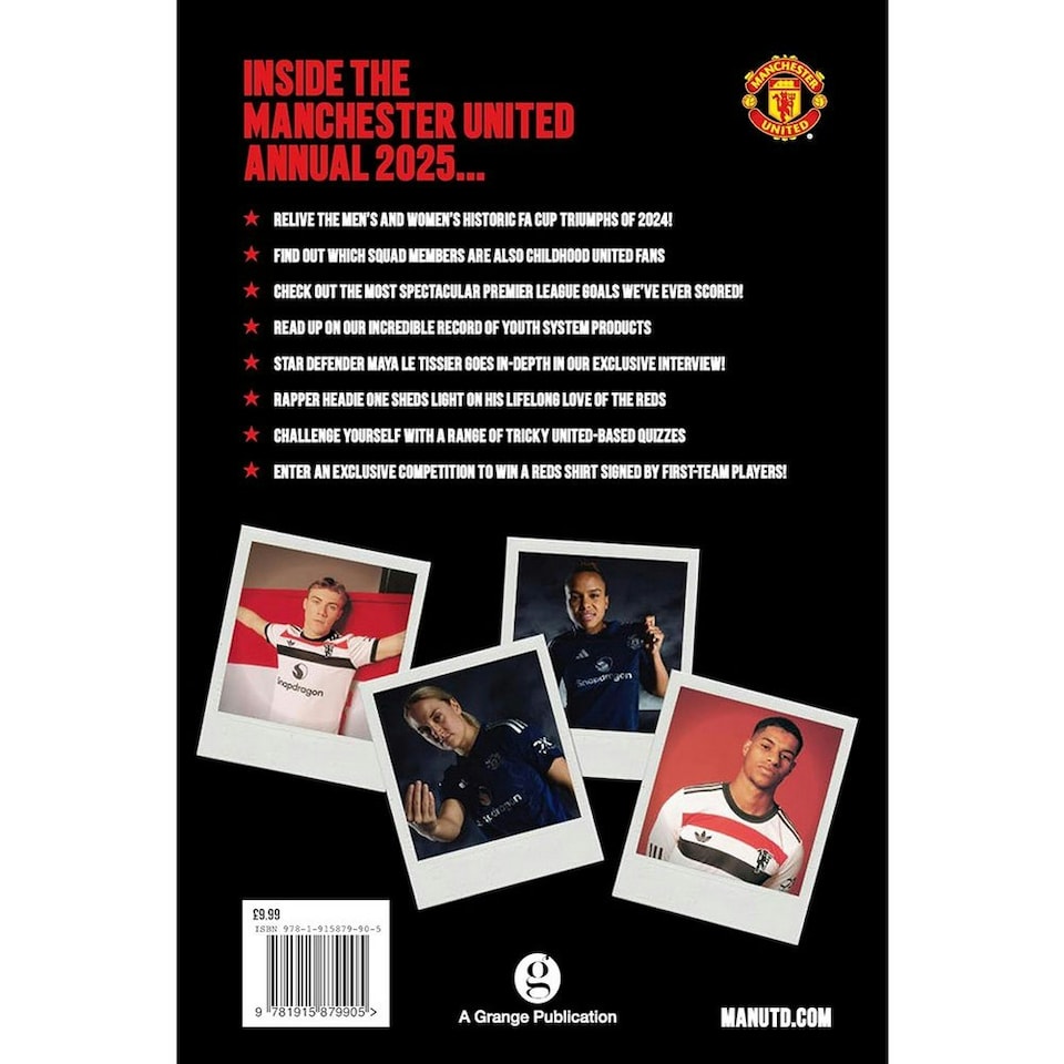 image 1 of Manchester United FC 2025 Annual - Red - One Size