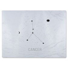 Astrology Sign Cancer Dining Glass Chopping Board | Multi