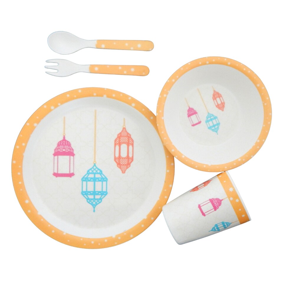 image 1 of Bamboo Kid Dinner Set (5pc)
