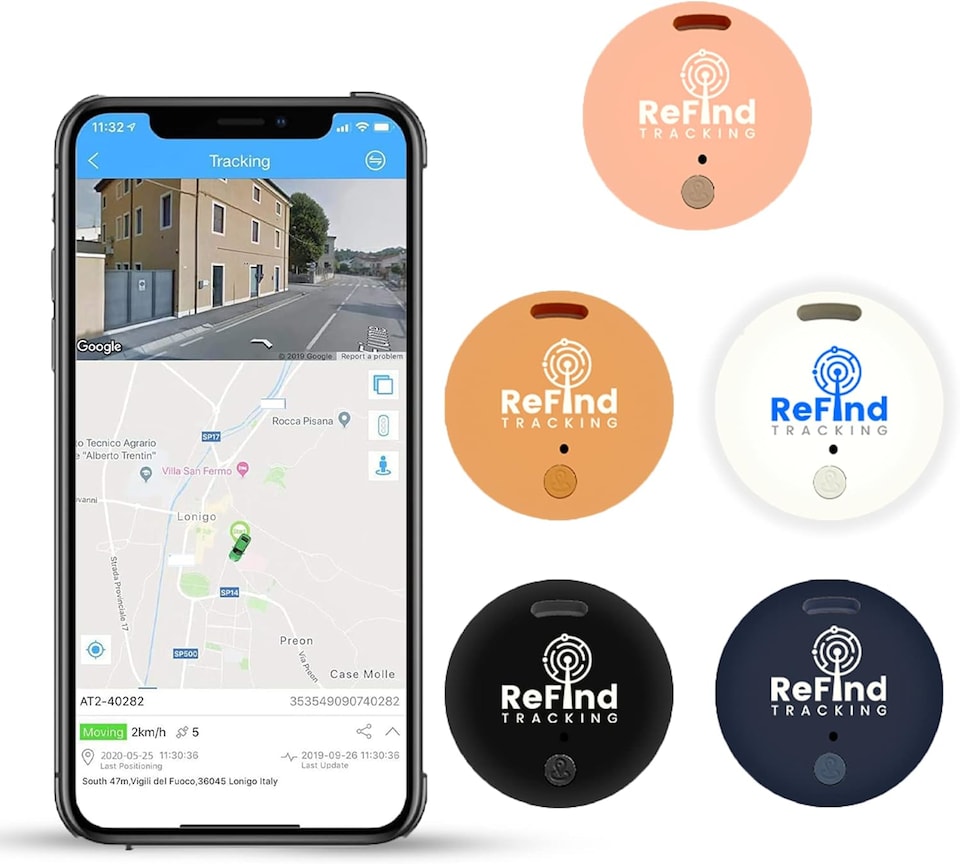 image 1 of R2 Smart Tracker for Android & iPhone Bluetooth 5.0 Samsung GPS AirTag