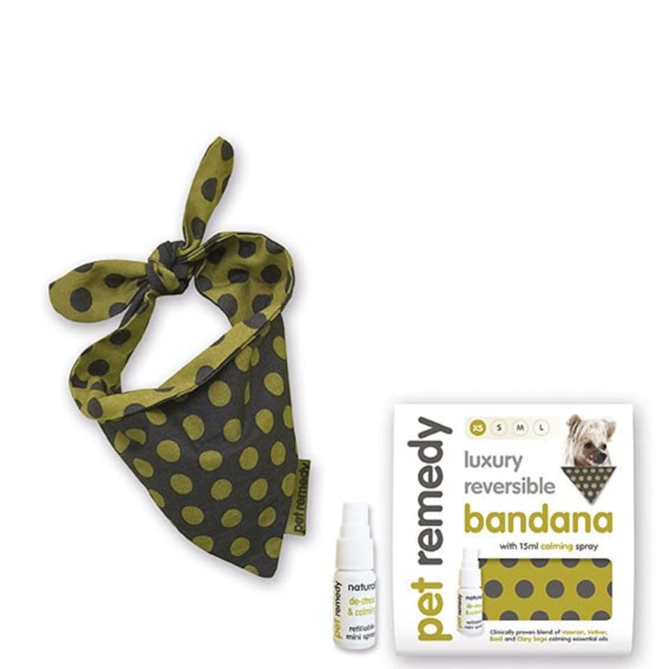 image 1 of Pet Remedy Dog Calming Bandana & Spray - Extra Small