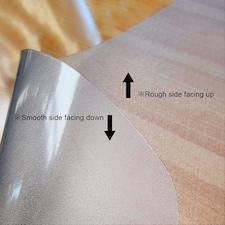 Clear Chair Mat for Hard Floors, 90x120cm Rectangular, High Impact Strength, Non-Slip, Non-Recycling Material Clear