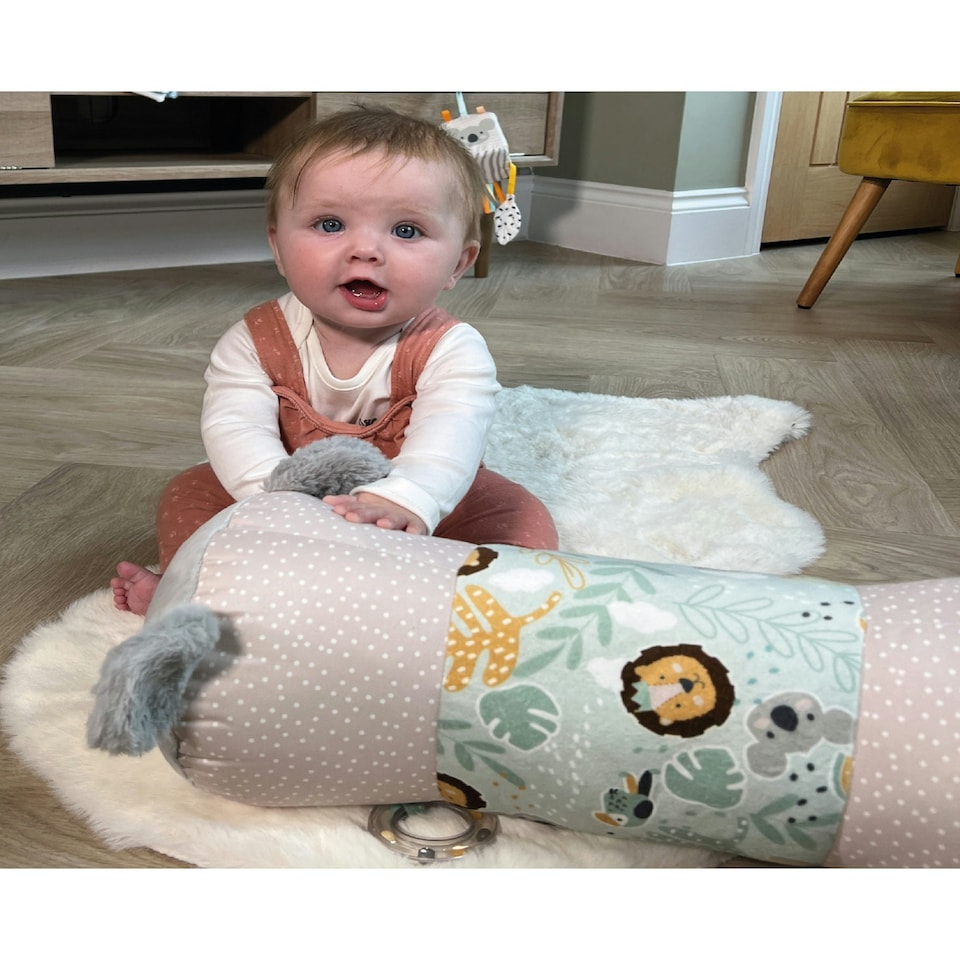 image 1 of Animal Adventures Tummy Time Roller