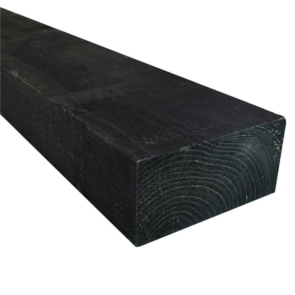 image 1 of Snowdon Timber Garden Treated Black Sleeper (L) 2.4m (W) 195mm (H) 95mm
