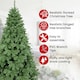 image 6 of 6FT Luxury Imperial Grand Fir Full Artificial Christmas Tree 1000 Branch Tips | Multi | 6ft