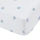 image 3 of Bianca Mini Star & Stripes Cotton Fitted Sheet Blue | Blue | Double