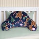 image 2 of OHS Gingerbread Cuddle Cushion Soft Cosy Fleece Support Pillow | Blue | Navy