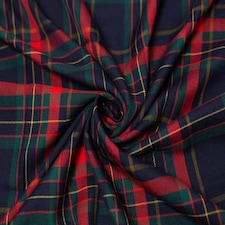 Minerva Core Range Multicoloured Polyester Viscose Suiting Fabric for Dressmaking, 145cm / 57" Wide - per metre