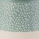 image 3 of English Tableware Company Artisan Flower Blue Canister with Bamboo Lid