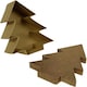 image 3 of Pack of 3 Assorted Sizes Christmas Tree Shaped Box with Gold Gliter Lid