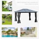 image 6 of Outsunny 3.6 x 4m Aluminium Hardtop Gazebo Canopy w/ Polycarbonate Top