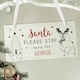image 2 of Personalised Rudolph Santa Please Stop Here Sign