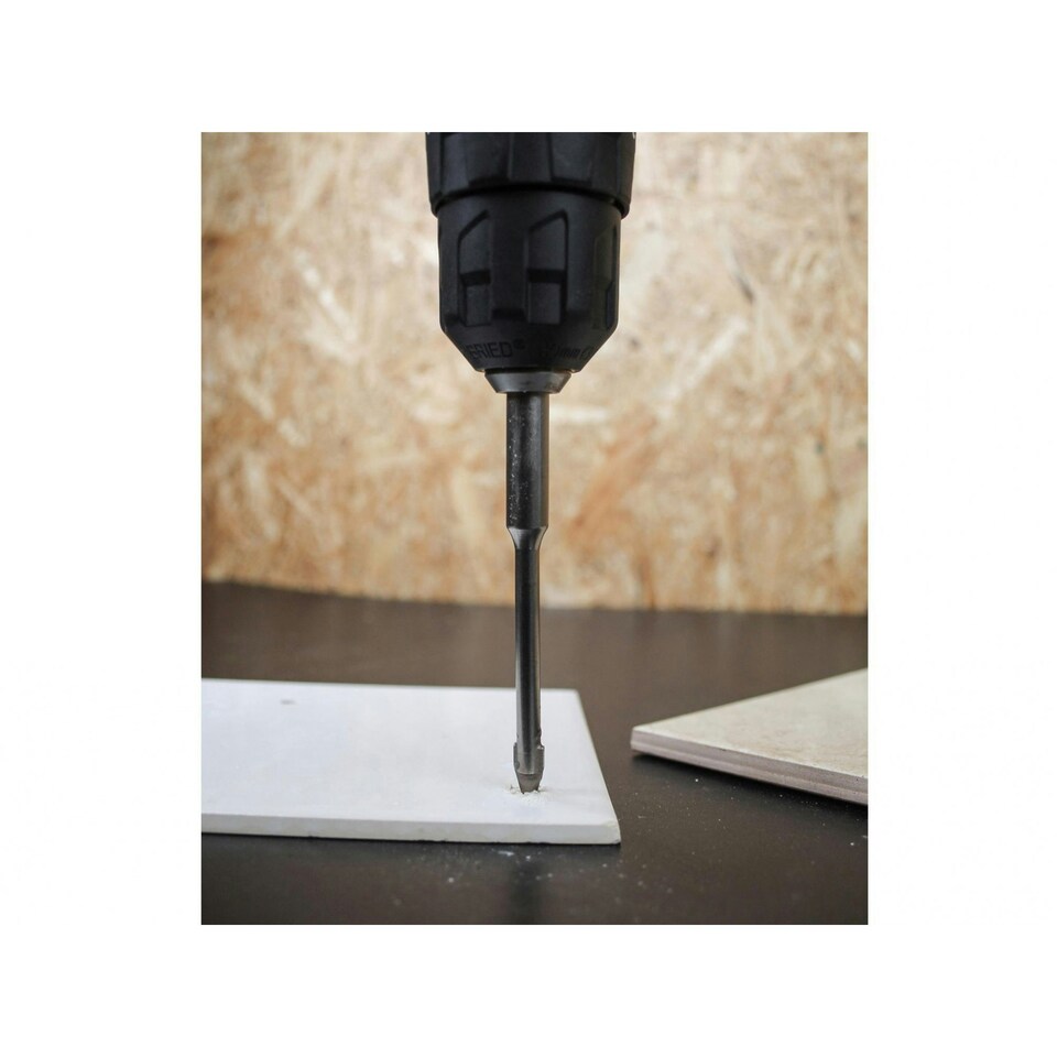 image 1 of Faithfull Carbide Hard Tile & Glass Drill Bit - Multi Colour - 8mm