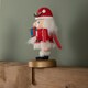image 4 of 19cm Traditional Wooden Santa Nutcracker Christmas Stocking Holder