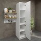 image 3 of JD Greta Kitchen Base Tall Larder Unit 400mm With Doors 40cm - White Gloss