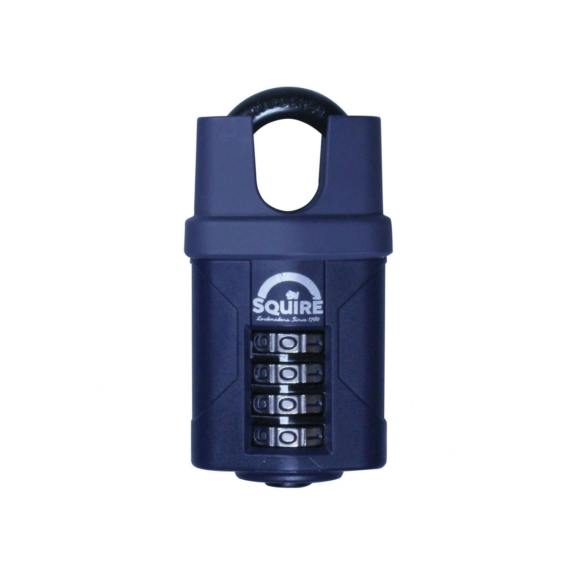 Squire Cp Combination Padlock - Multi Colour - 4-Wheel Closed Shackle 40mm