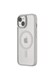 image 1 of QDOS Hybrid Soft + Snap (MagSafe) Case for iPhone 15 - White Grey | White
