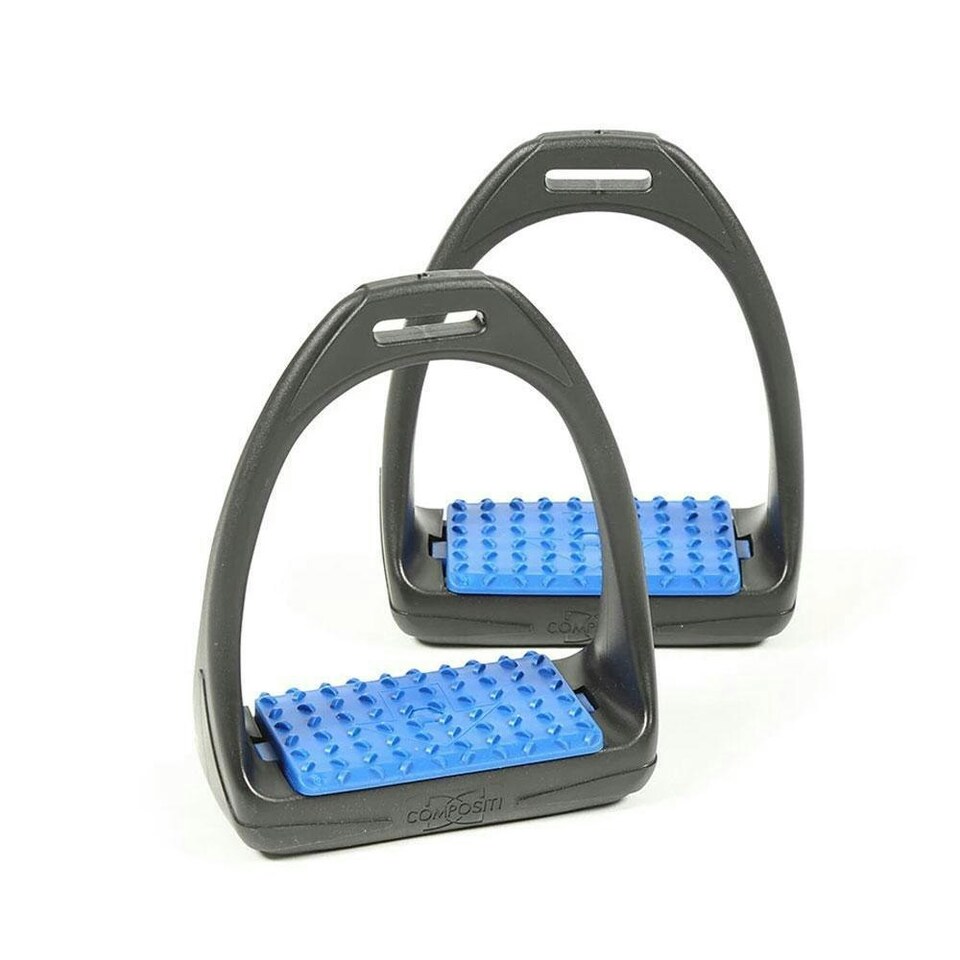 Compositi Reflex Horse Stirrups - Royal Blue - One Size