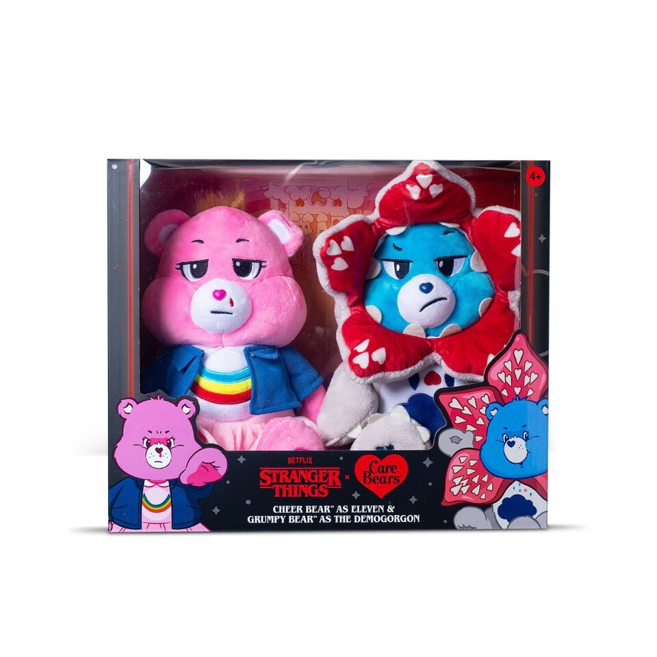 image 1 of 30cm Care Bears x Stranger Things Set
