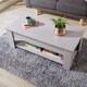 image 9 of Wooden Coffee Table With Lift Up Top Storage Area and Magazine Shelf | Grey