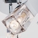image 4 of ValueLights ValueLights Ritz Ice Cube Chrome IP44 Bathroom 3 Way Flush Ceiling Light & Bulbs | Chrome