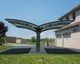 image 4 of Carport Arizona Wave Double Wings and Arch - Polycarbonate - L495 x W578 x H273.5 cm | Grey