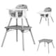 image 1 of COSTWAY 4 in 1 Baby Highchair Infant Feeding Seat