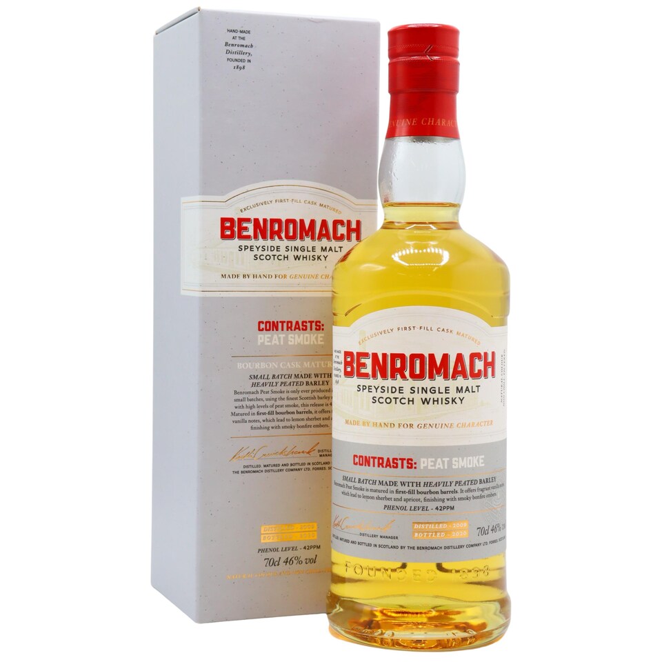 image 1 of Benromach - Contrasts - Peat Smoke Single Malt Scotch 2009 11 year old Whisky