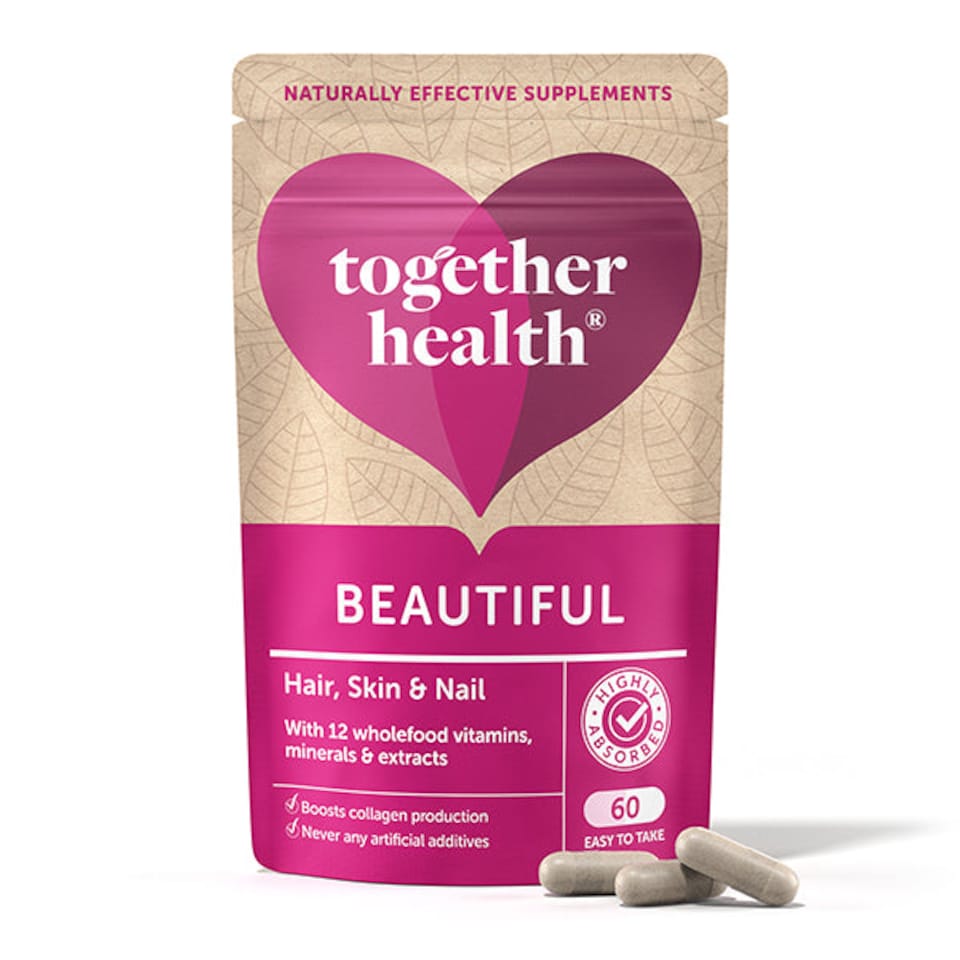 image 1 of Together Health Beautiful Hair Skin Nails 60 Capsules