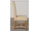 image 4 of Washington Leather Dining Chairs for Dining Room or Kitchen | White | Cream