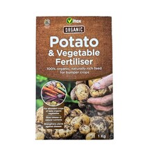 Vitax Organic Potato Fertiliser 1Kg Slow Release Plant Food for Strong Growth and High Yield Potatoes and Vegetables