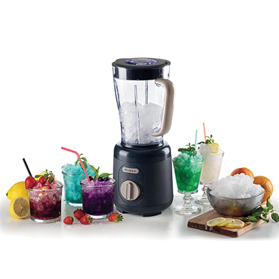 Ariete Breakfast Line Table Blender, 500w, 2 Speed, Pulse, 1.5L, Non-Slip Feet, Ariete 0584, Dark Grey