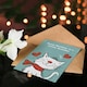 image 4 of White Scarf Drawing Love Hearts Cat Grandma Birthday Card