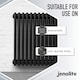 image 2 of Jenolite Directorust Radiator Enamel Paint - Black Gloss - 400ml Spray Can