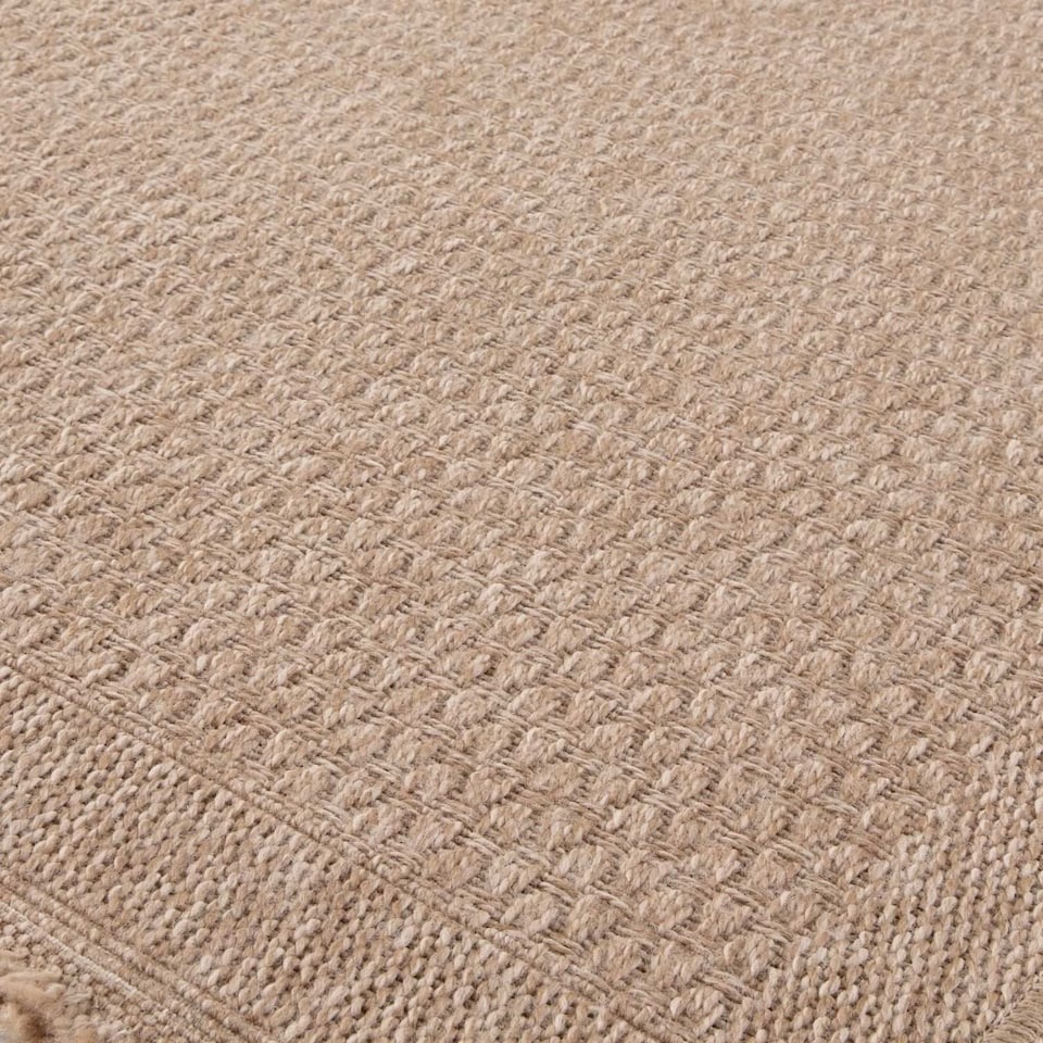 image 1 of The Rugs Nature Collection Plain Design Outdoor Rugs in Beige | 5000N