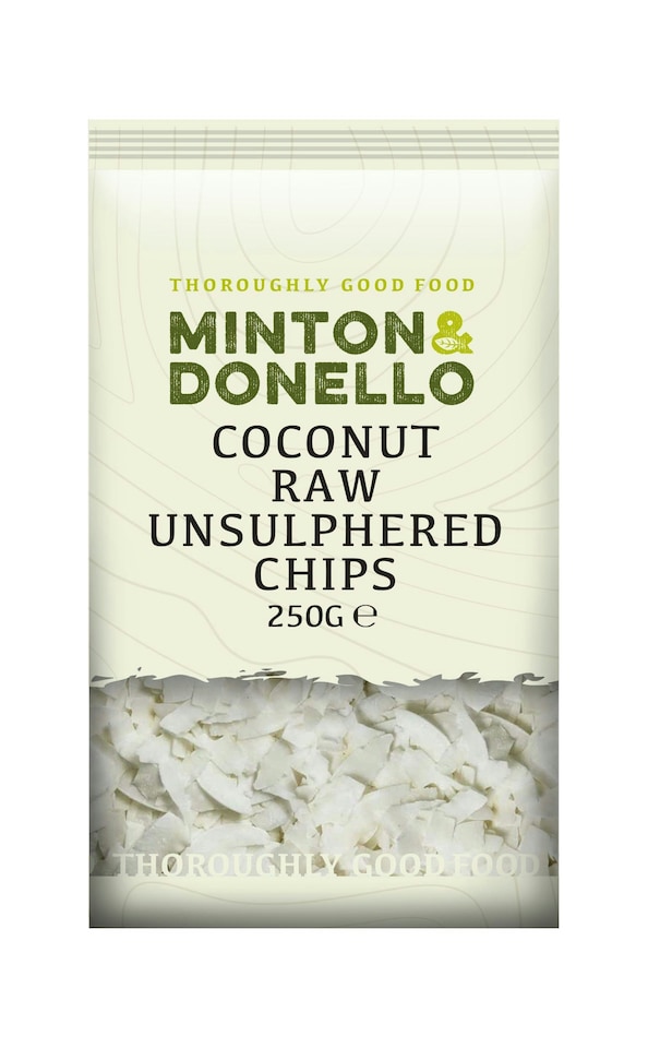 image 1 of Minton & Donello Raw Unsulphured Coconut Chips 6 x 250g | Multi