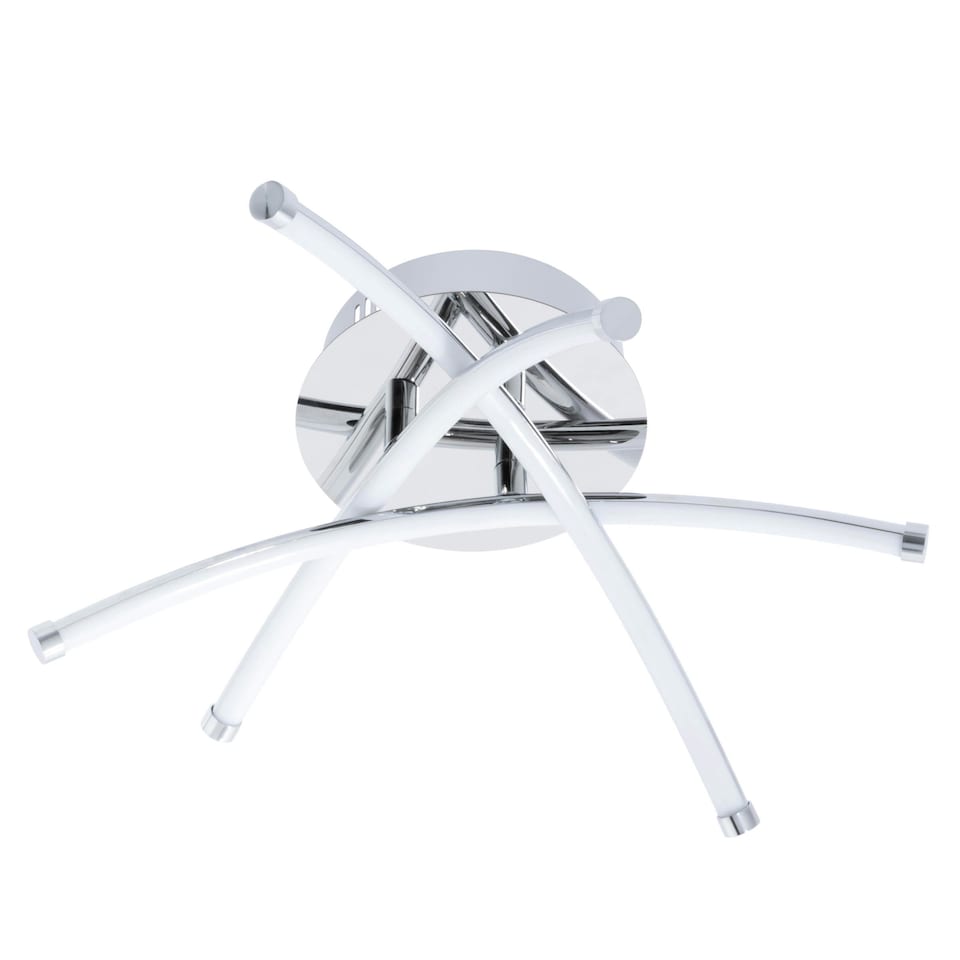 image 1 of BHS Aalto LED Cross Arm Ceiling Light | Silver | Chrome | 1