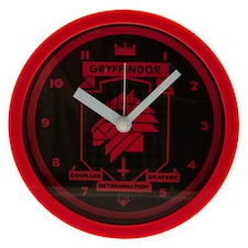 Harry Potter Gryffindor Analogue Desk Clock - Red/Black - One Size