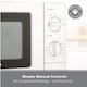 image 6 of Hamilton Beach 20L Standard White Microwave