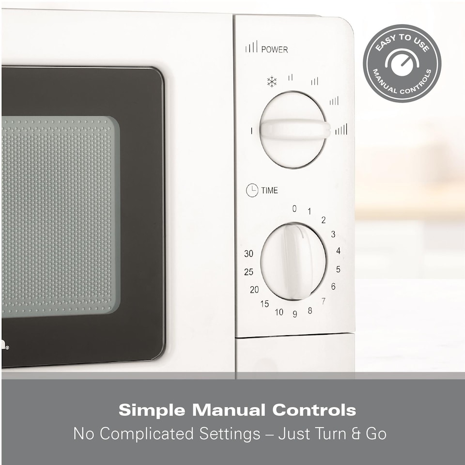 image 1 of Hamilton Beach 20L Standard White Microwave