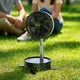 image 3 of Pro Breeze 2‑in‑1 Portable Rechargeable Folding Fan (Desk & Floor) - Black