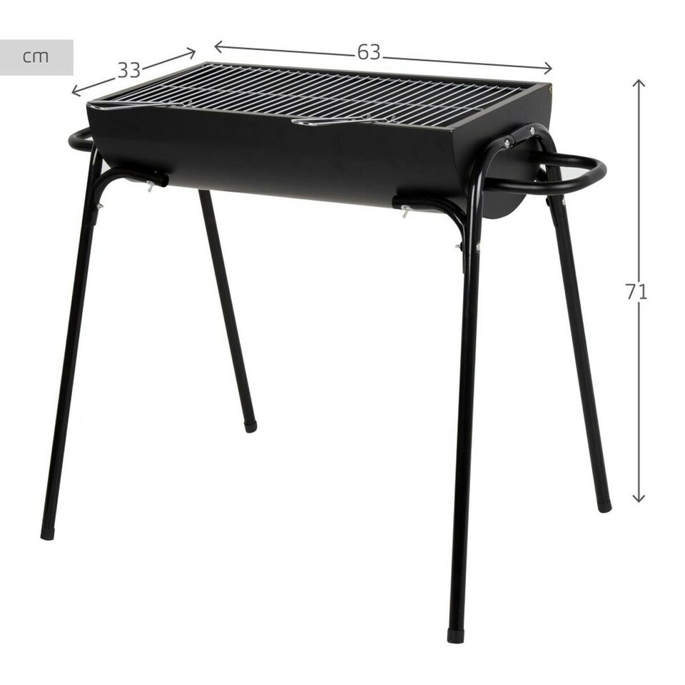 image 1 of Barbecue Portable Aktive Metal Stainless steel 91 x 71 x 33 cm