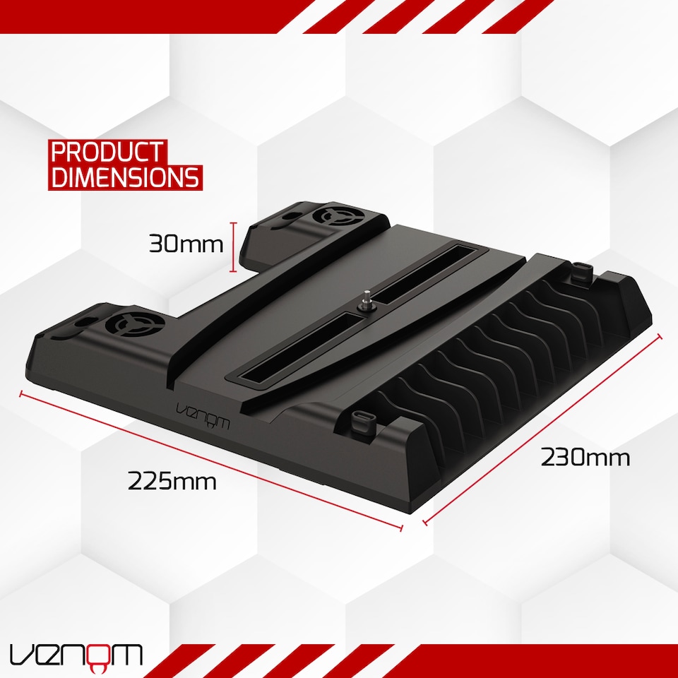 image 1 of Venom PS5 Cool and Charge Console Stand