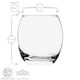 image 3 of LAV Empire Whiskey Glasses - 405ml - Clear - Pack of 6 Clear