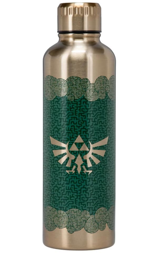 image 1 of Tears of the Kingdom Zelda Metal Water Bottle, Officially Licensed Insulated Drink Bottle for Hot & Cold Drinks, Paladone