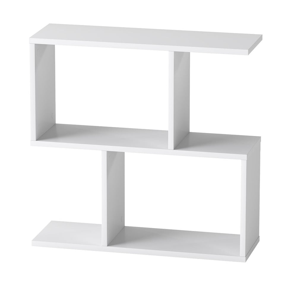 image 1 of Levede 20cm Slide Table for Living Room Sofa End Narrow Space 3 Tier Storage | White | White