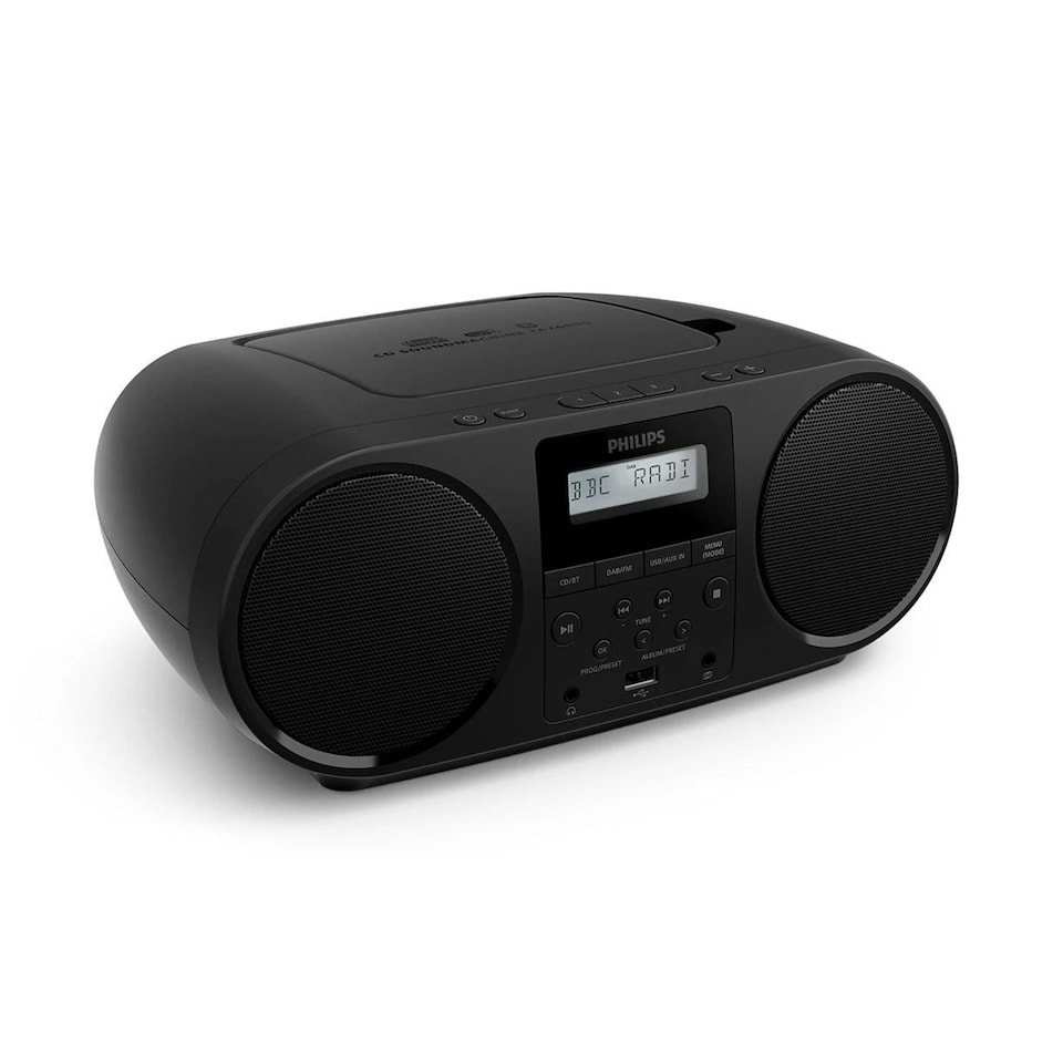 image 1 of Philips TAZ6000 Black All-in-one CD/FM DAB+ Radio Player Soundmachine