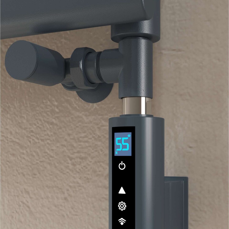 image 1 of Talus Radiator T-Piece 1/2" BSP - Anthracite Grey