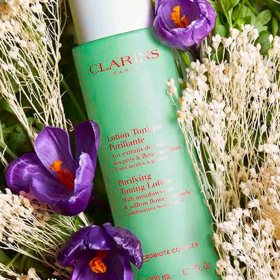 image 1 of Clarins Purifying Toning Lotion 200ml - Alcohol-Free Toner for Combination to Oily Skin